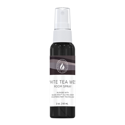 2 ounce bottle of White Tea West Room Spray.