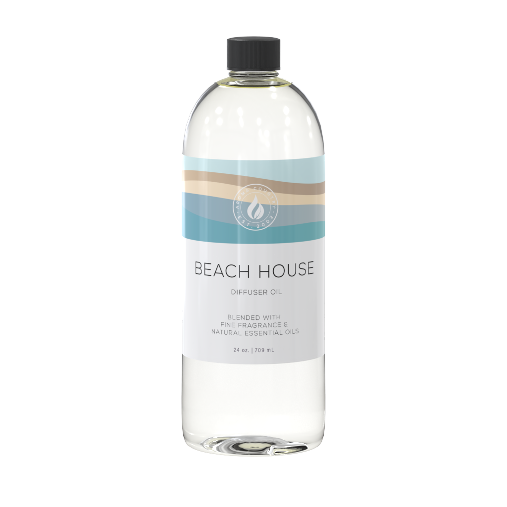 24 ounce Beach House diffuser oil.